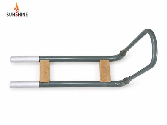 L-shape MoSi2 heating element