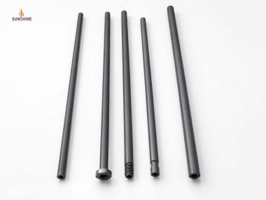 Silicon nitride thermocouple protection tubes