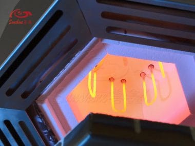 Mosi2 Heating Elements Installation and Maintenance U shape mosi2 heating element in electric furnace